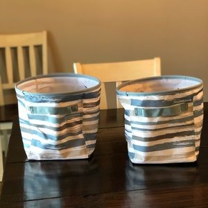 Thirty one storage bins